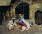 Arab or Arabic people and life. Orientalism oil paintings 175 unknow artist